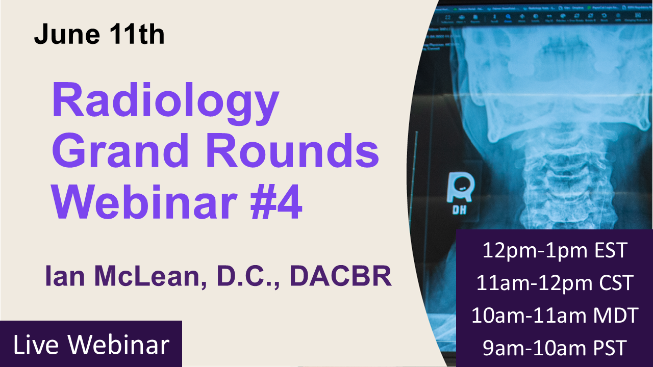 Palmer Online: #4 Radiology Grand Rounds Webinar 2026